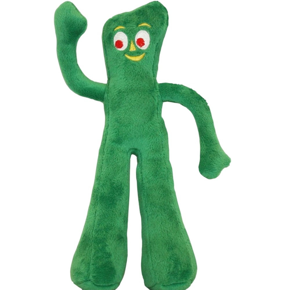 Gumby Plush Toy OS Green Excellent Retro Claymation Character